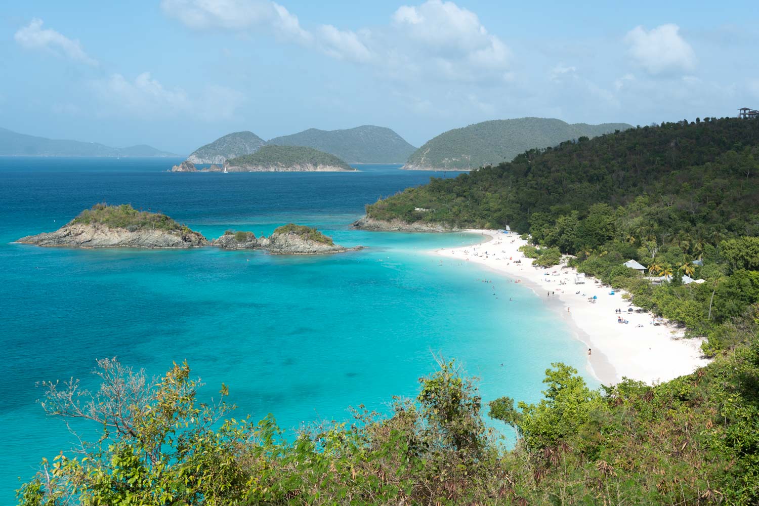 Trunk Bay is one of the best beaches on St. John.