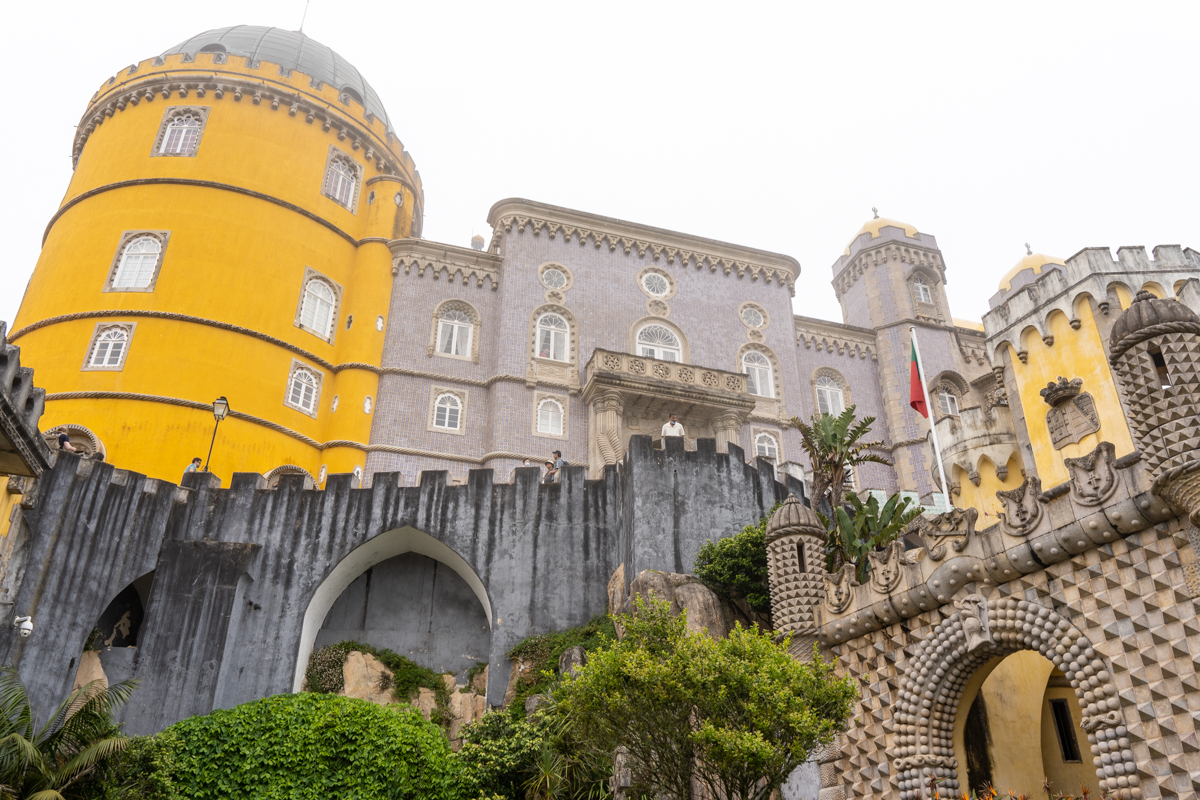 One of the most famous castles in Sintra: the Pena Palace.