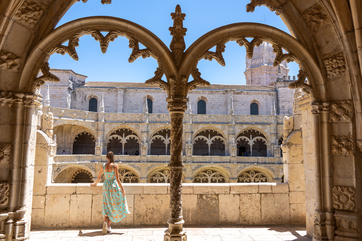 One of the top things to do in 4 days in Lisbon, Portugal is to visit Jeronimo's Monastery.