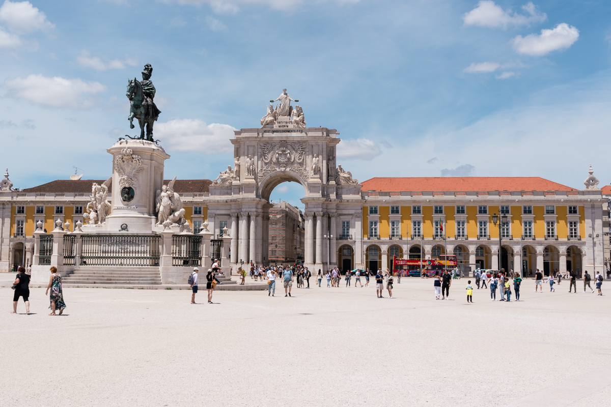Comercio Square in Lisbon.