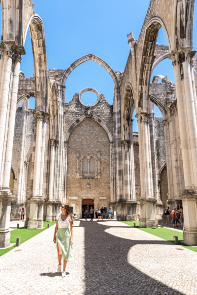 The Carmo Convent in Lisbon.