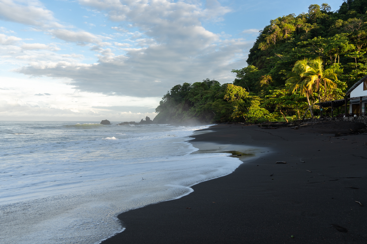 10 Day Costa Rica Itinerary: Explore the black sand beaches of Playa Hermosa.