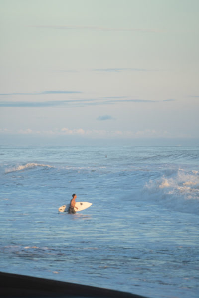 A surfer in Playa Hermosa.