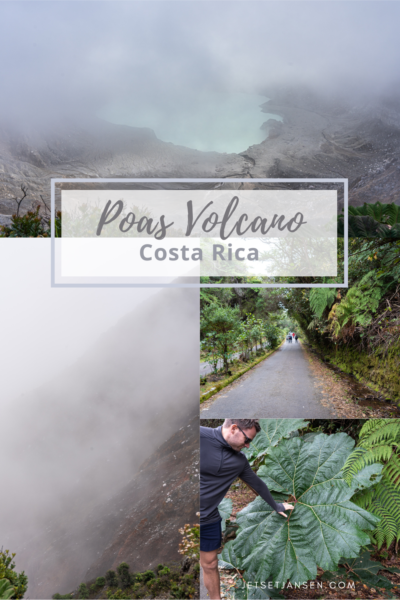 Visiting the Poas Volcano National Park in Costa Rica.