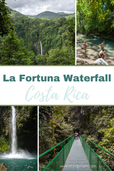 Hiking to the La Fortuna waterfall.