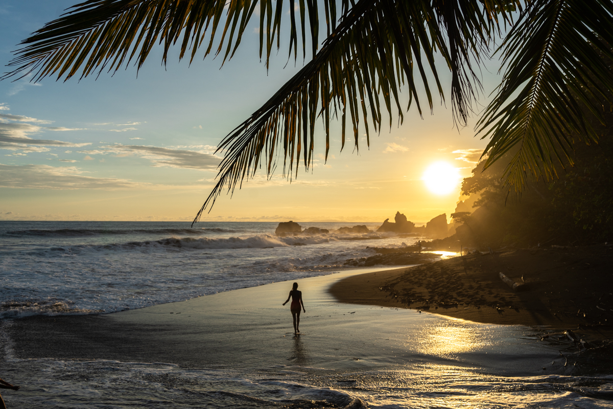 Exploring Playa Hermosa Puntarenas, a quiet surf town south of San Jose in Costa Rica.