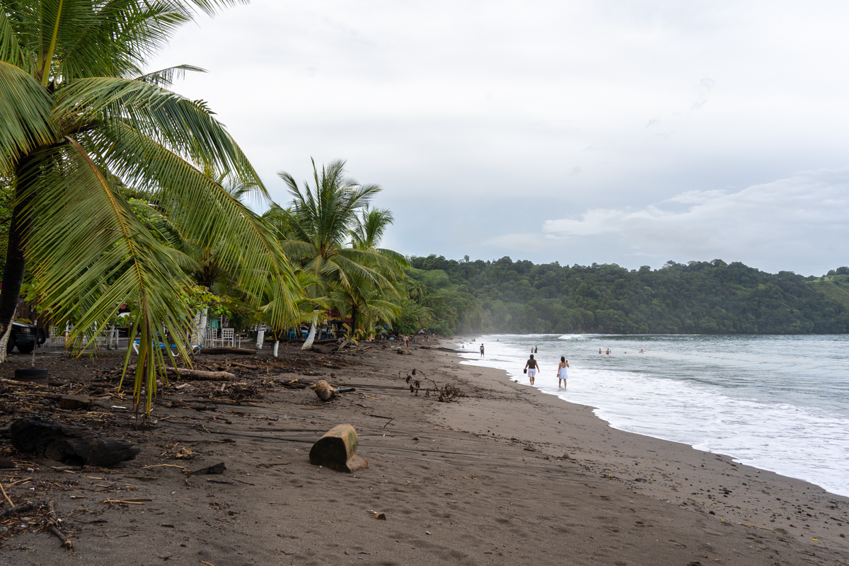 The beach at Playa Herradura, Costa Rica.