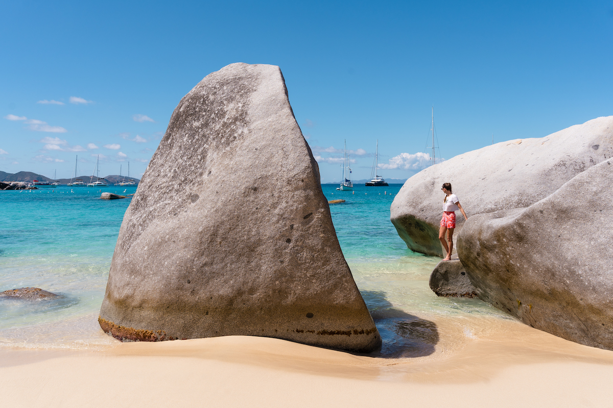 The giant boulders at Spring Bay, Virgin Gorda in the British Virgin Islands.