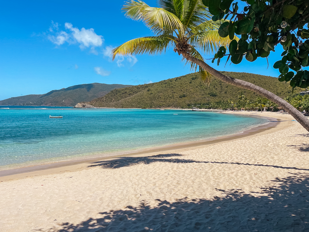 Little Dix Bay is one of the Virgin Gorda beaches on a luxury property. 