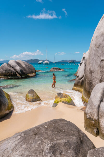 Beaches in the British Virgin Islands. 
