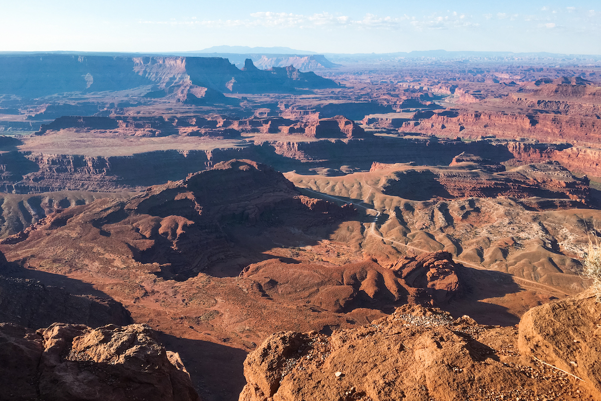 The canyon view at Dead Horse Point State Park in Utah.