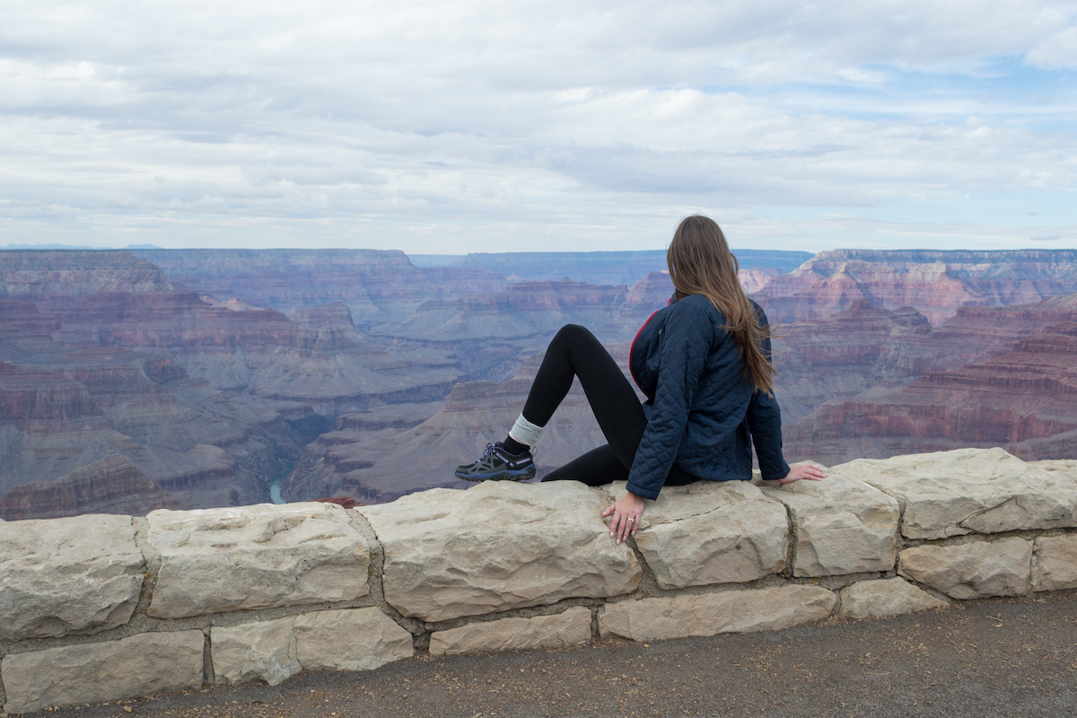One of the overlooks at Grand Canyon National Park.