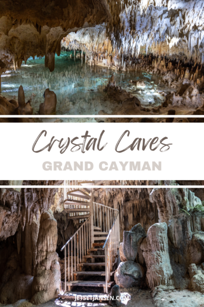 Exploring the Cayman Crystal Caves in Grand Cayman.