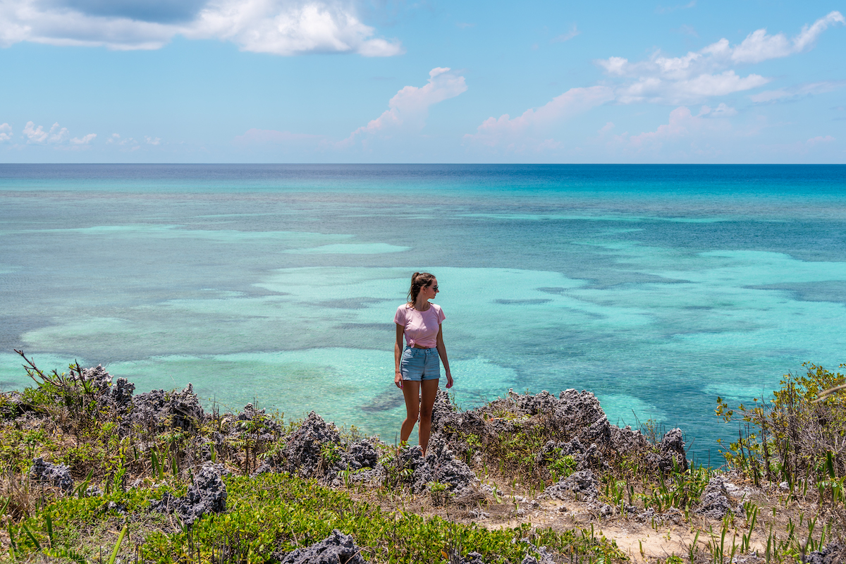 Exploring the east side of Grand Cayman.
