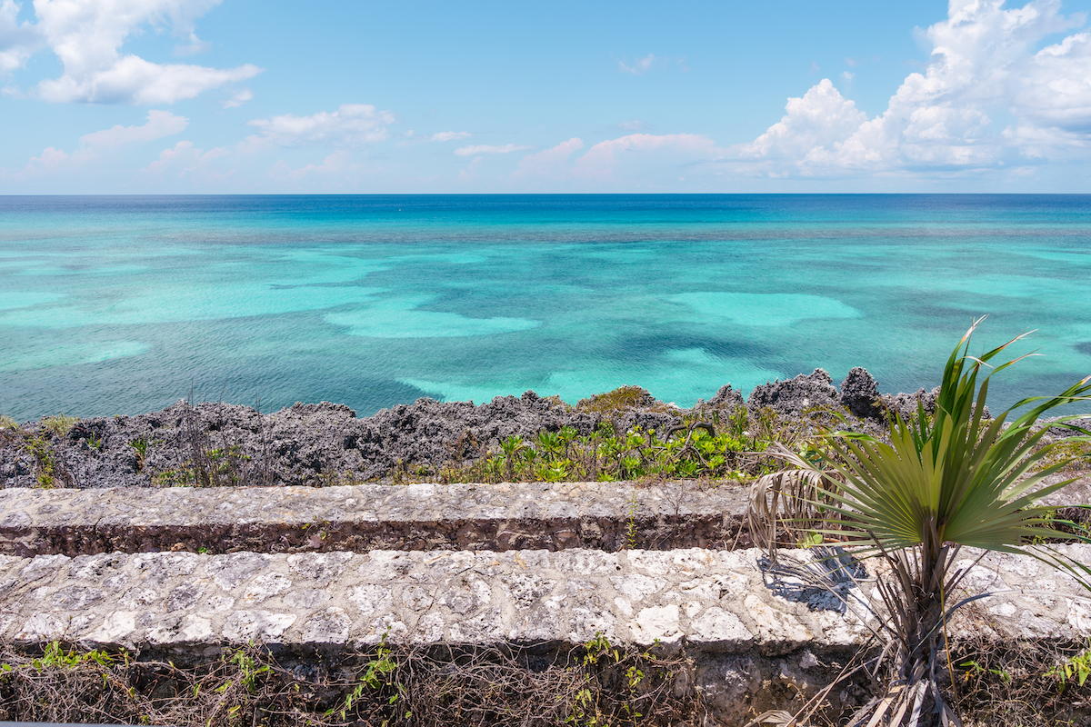Stone Wall overlook on the East End of the Cayman Islands.