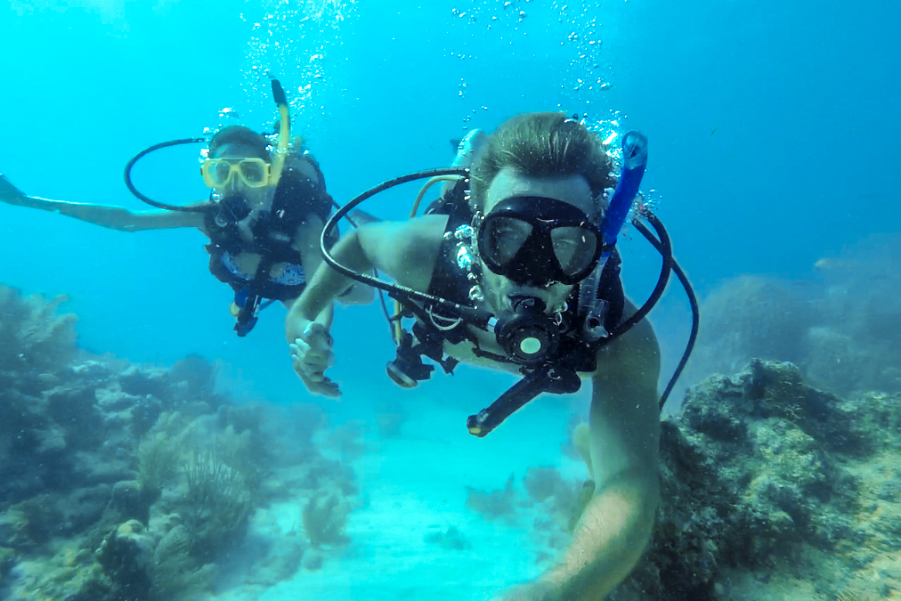 Diving in the Florida Keys.