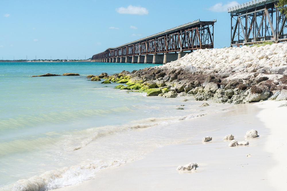 Stopping at Bahia Honda State Park on our Florida Keys Road Trip.