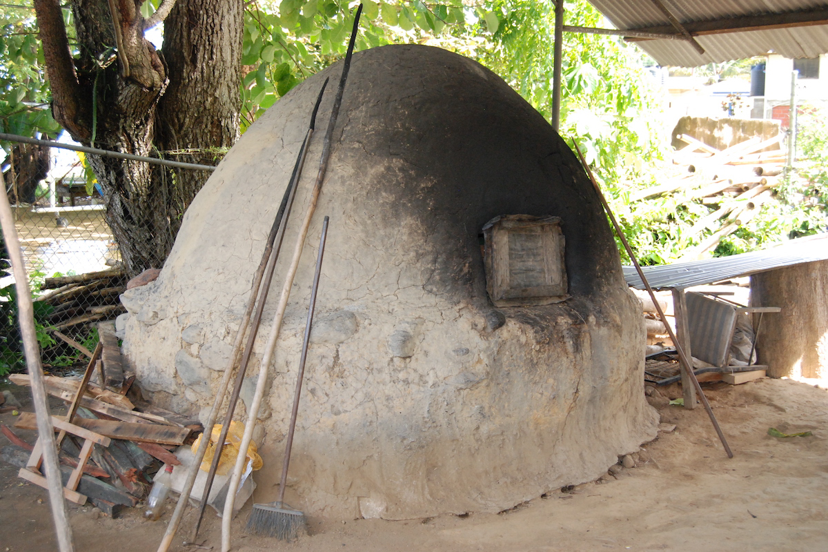 The Castara bread oven in Tobago.