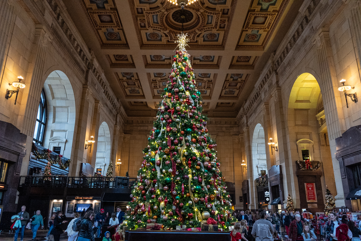Christmas in Kansas City at Union Station. 