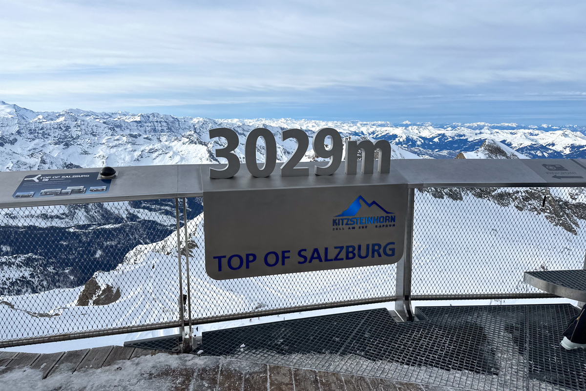 The Top of Salzburg sign.