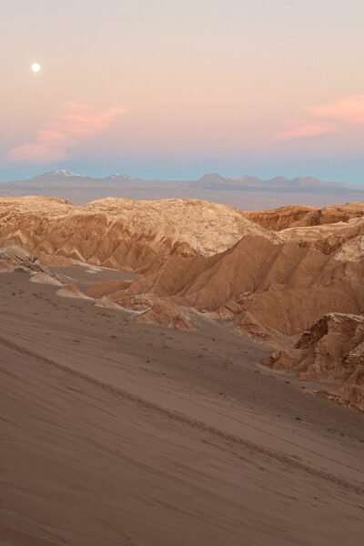 Desert sunset in Chile.