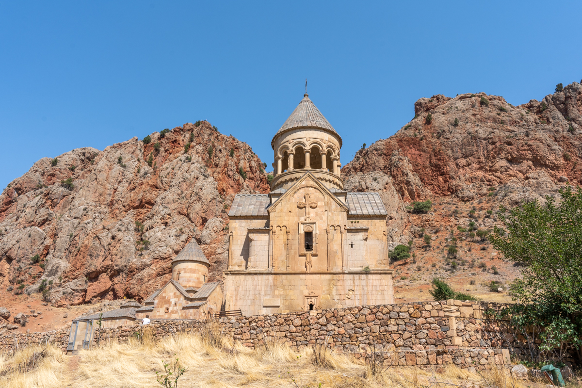 Monasteries in Armenia: Noravank Monastery was built to blend in to its surroundings.