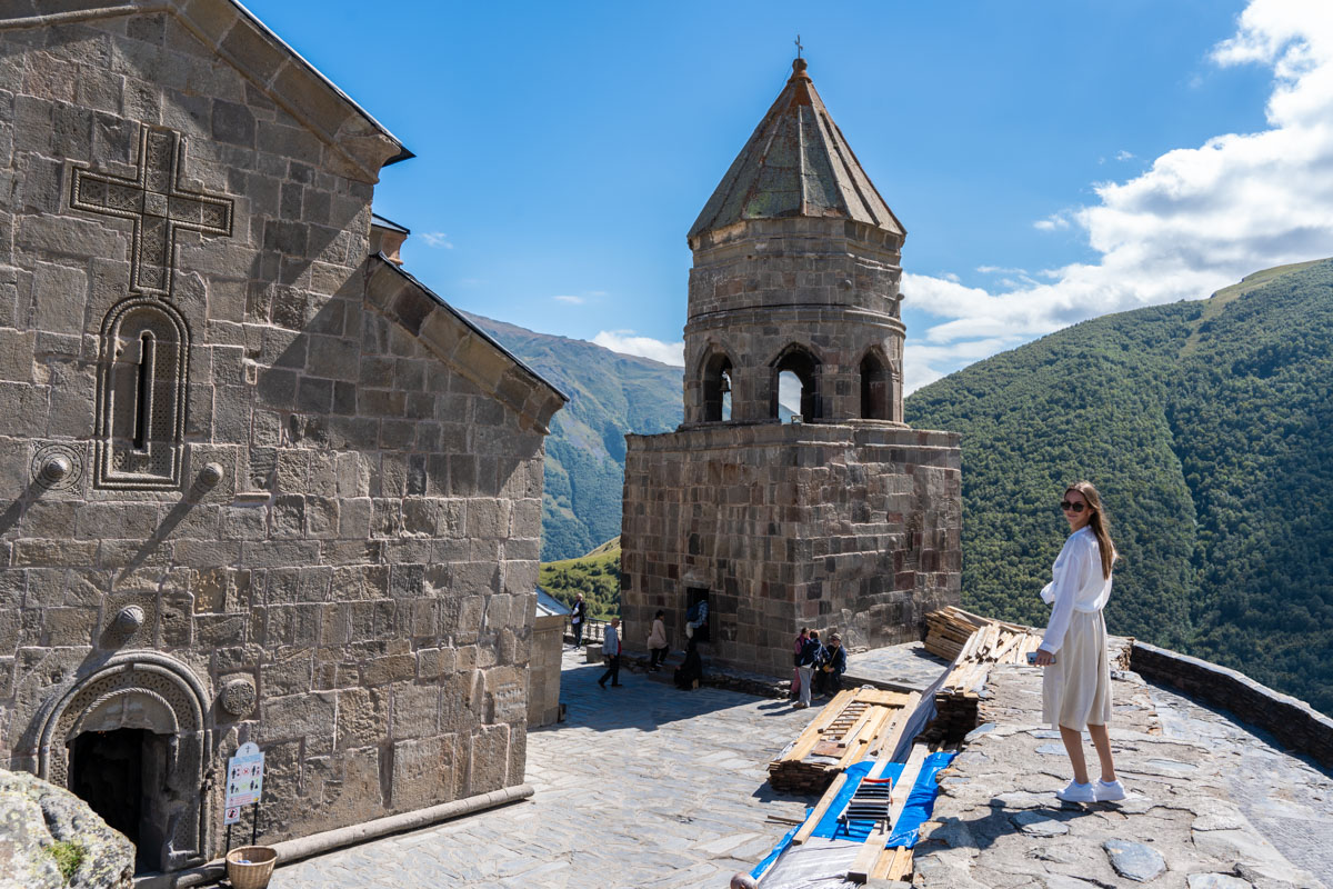 Gergeti Trinity Church in Georgia.