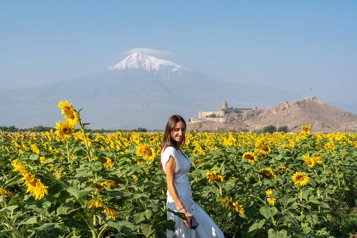 Tour through Azerbaijan Georgia and Armenia.