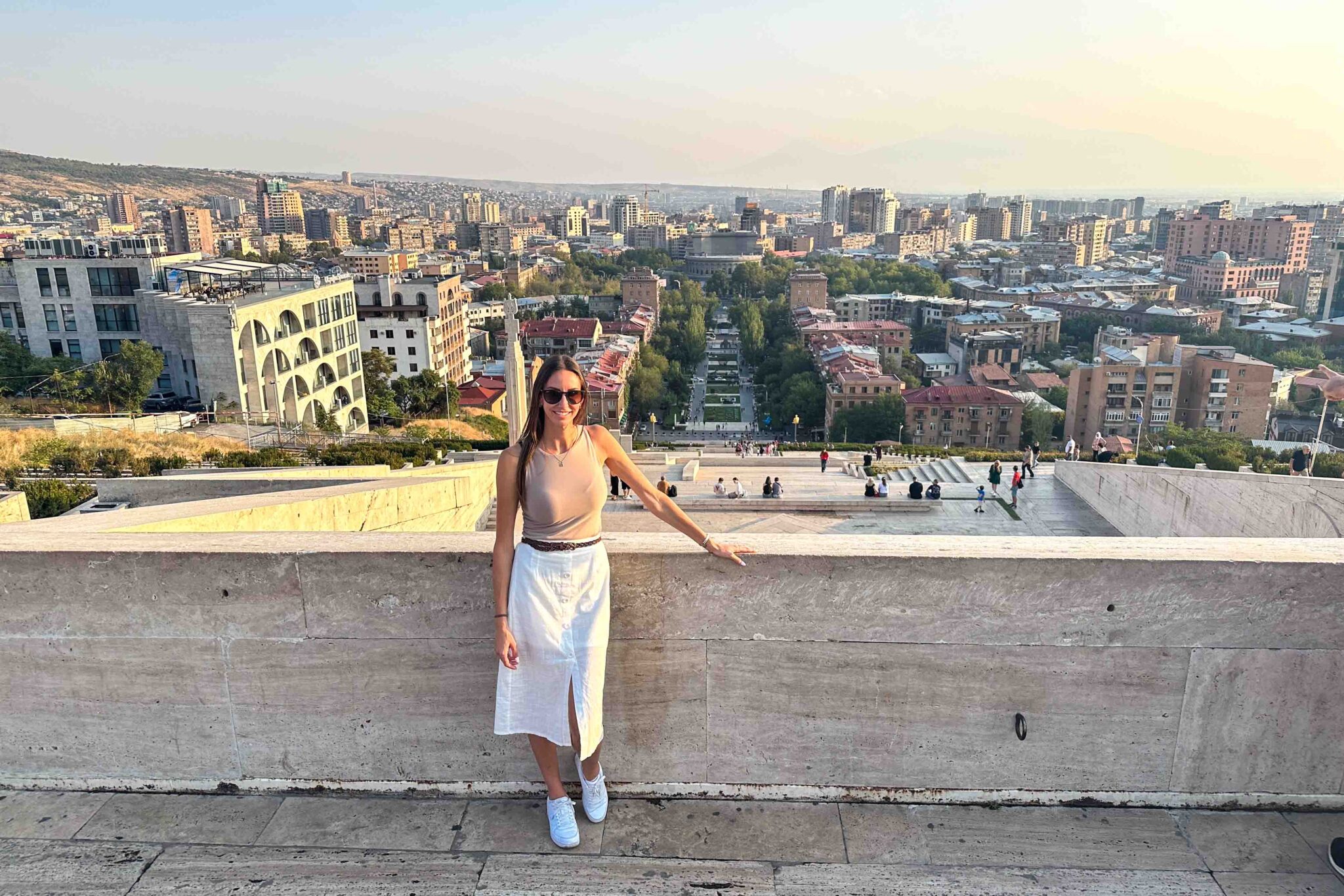 A view of Yerevan, Armenia from the Cascade Complex.