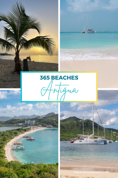 There are 365 beaches in Antigua to explore! 