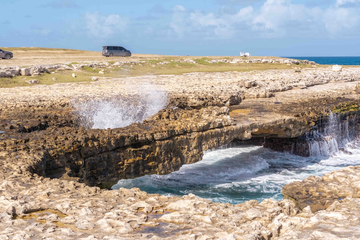 Devil's bridge in Antigua.