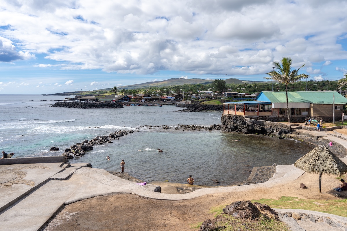 Pea Beach in Hanga Roa.