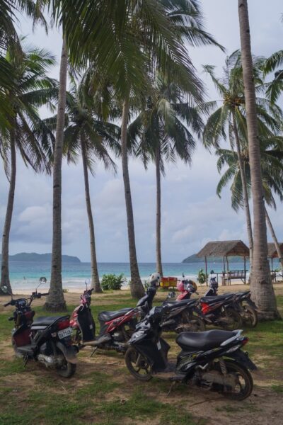 Nacpan Beach in Palawan, the Philippines.