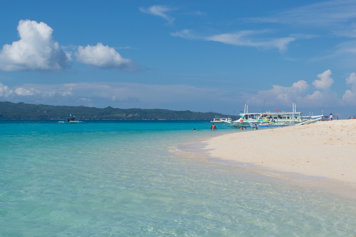 A boat trip to Puka Beach on Boracay is a must do!