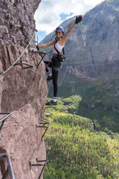 The 'Main Event' on the Telluride Via Ferrata.