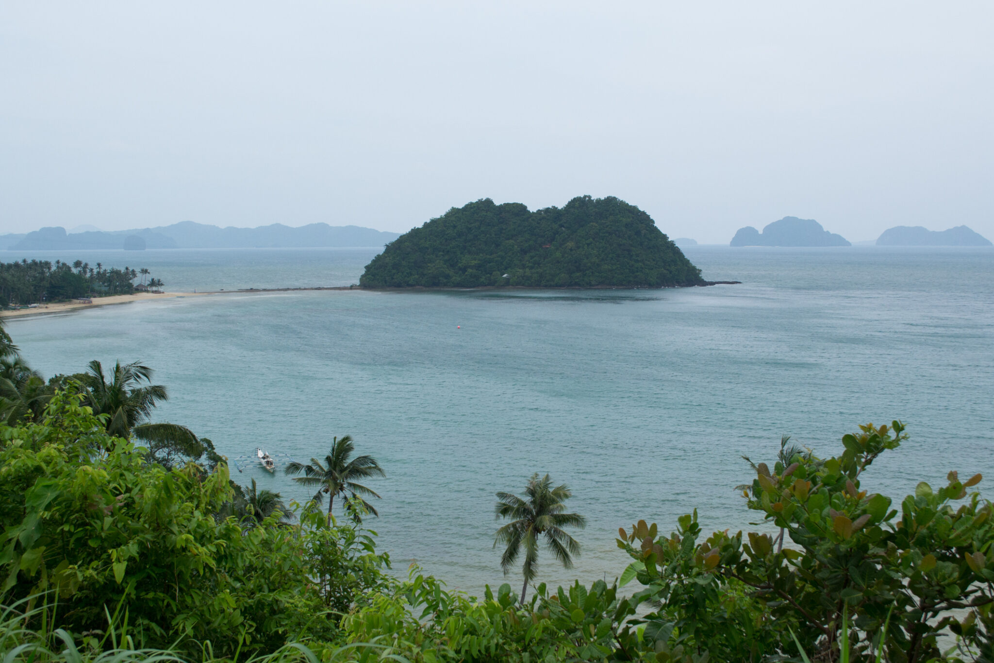 Las Cabanas beach in Palawan.