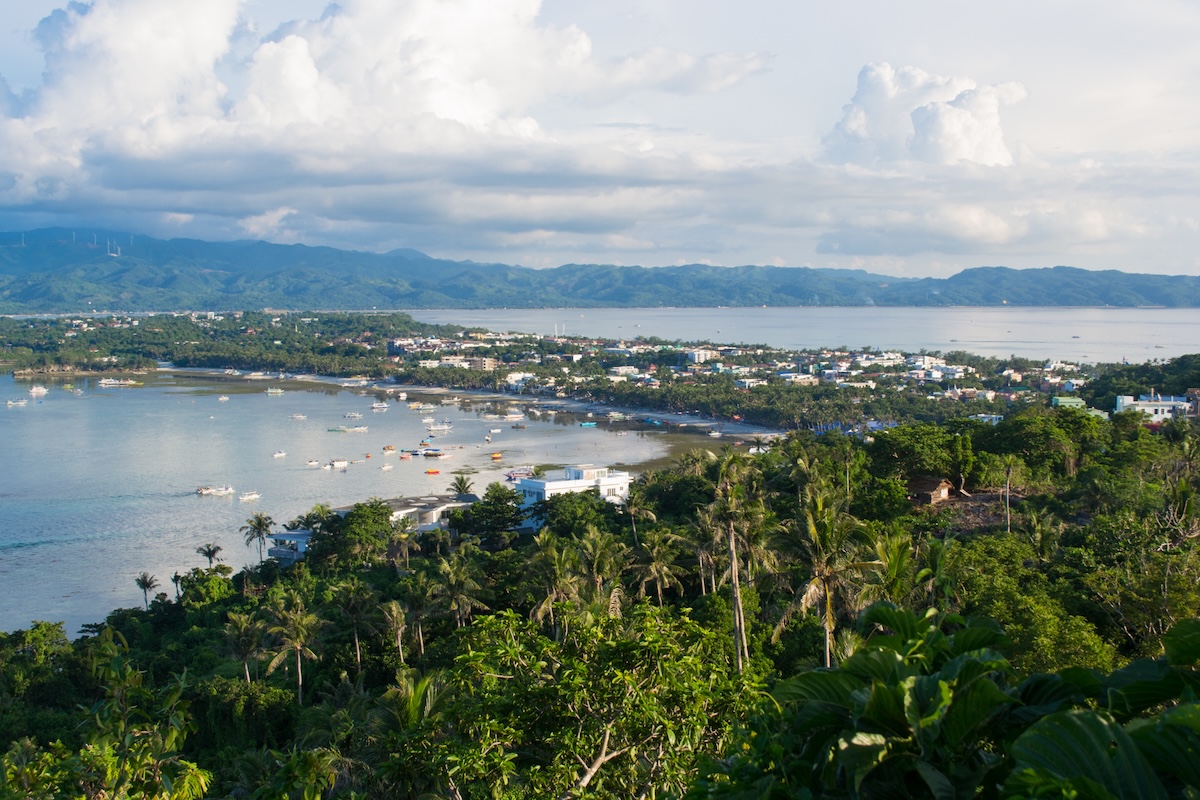 Mount Luho viewpoint on Boracay island.